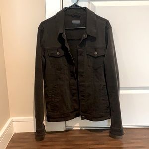 ASOS Medium Faded Black Denim Jacket